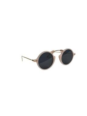 Illesteva Roma II Round Sunglasses Pink Gold Italy 46-23